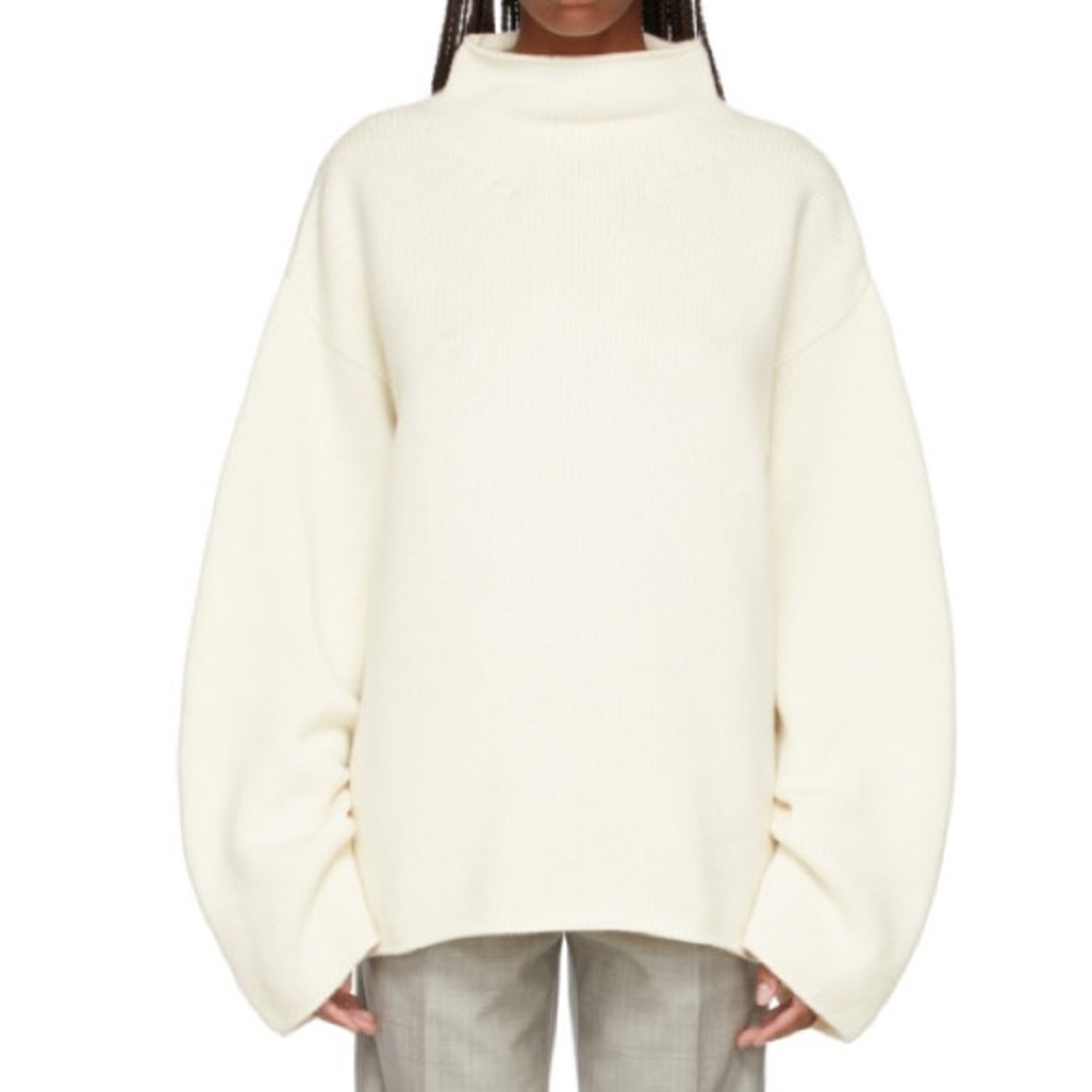 FEAR OF GOD | Knit Cashmere Turtleneck Sweater - In Cream | NWT